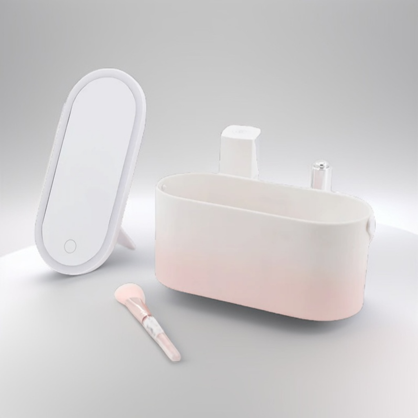 Led Aynalı USB'li Makyaj Kutusu