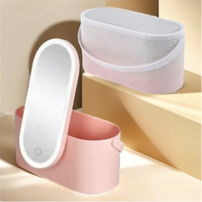 Led Aynalı USB'li Makyaj Kutusu